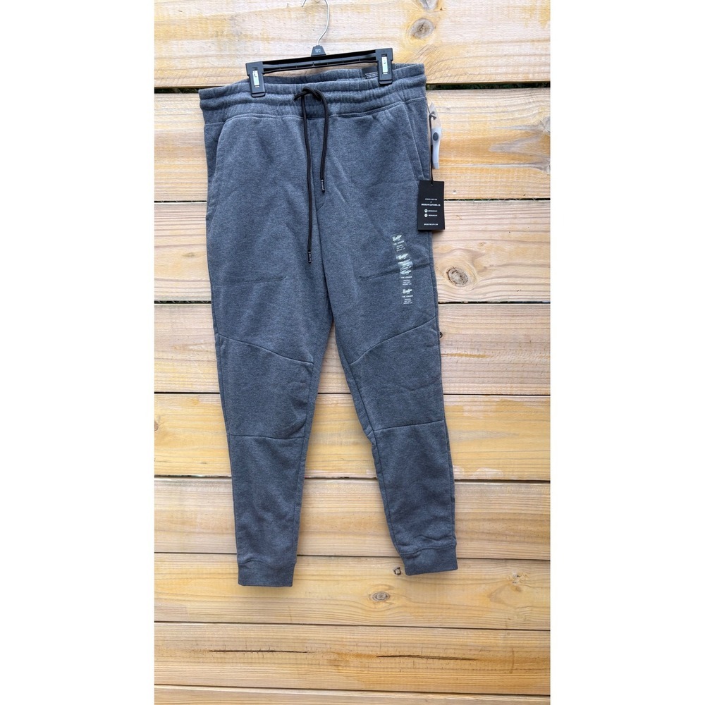 Brooklyn Cloth Mens The Jogger Charcoal Gray Soft Knit Tapered Sweatpants Medium